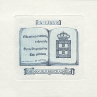 Ex-libris. José Manuel P. Reis de Almeida