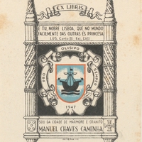 Ex-libris. Manuel Chaves Caminha