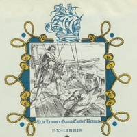 Ex-libris. Heitor Lemos e Gama Castel’Branco